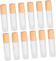 Beavorty 12pcs Glass Roller Bottle Amber Essential Oil Empty Bottles Oil Bottle for Makeup Essential Oil Roller Bottle Empty Essential Oil Container Roller Bottles Essential Oil Bottle with