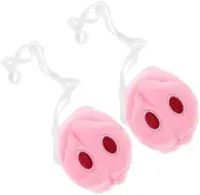 SUPVOX 2pcs Adorable Pig Nose Costume Accessories for Halloween Themed Parties and Festive Dress Up Creative Animal Prop for Roleplaying Fun and Instant Transformation