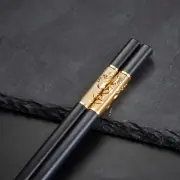 Chopsticks Reusable Chinese Japanese Style Dragon Chopsticks Chinese Gift Set...