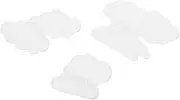 DOITOOL 6 Pcs Cloud Shape Embroidered Patches Self Adhesive Decorative Appliques for Clothing Bags Hats DIY Projects Bright Colors Unique Design Easy to Use