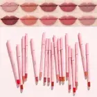 Velvety Nude Waterproof Lip Gloss Lip Liner Pencil Lipstick Lip Liner Set