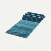 Insulating Trekking Foam Folding Mattress - Trek 100 - Dark Petrol Blue