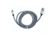 [NB-USBLIGHTNINGW-3M] 3m USB Lightning Data Sync Charger Sleeved Cable for iPhone iPad iPod