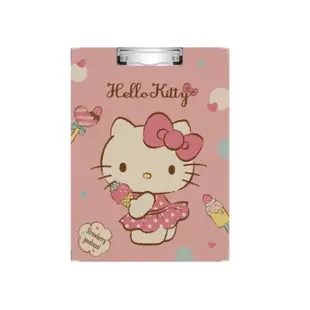 Hello Kitty A4牛皮紙夾板 (草莓冰淇淋款)