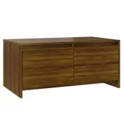 vidaXL Coffee Table Brown Oak Engineered Wood Accent Centre Couch Sofa Table