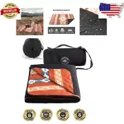 Foldable Extra Thick Outdoor Blanket: Aztec Pattern, Windproof for Adventures