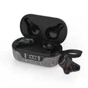 Waterproof T8 Wireless Bluetooth With Led Display Cloth Earbuds
