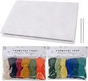 Blank Needlepoint Canvas Sheets | Precise Canvas Kit,Smooth Opening Needlepoint Canvas Stable for Bookmarks Coasters Tissue Boxes Wall Decorations