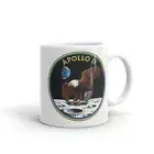 Apollo 11 NASA space white glossy mug