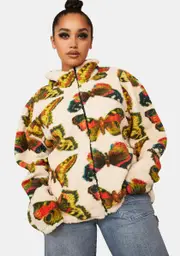 [NGOrder] Plus Butterfly Borg Jacket