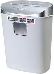 10-Sheet Cross-Cut Paper Shredder(4×45mm), P-4 High-Security for Home and Small Office Use, Shreds Credit Cards/Staples/Clips with 21-Litre Wastebasket