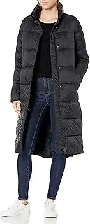 [Amazon Essentials] Women's Lightweight Full-Zip Water-Resistant Long Cocoon Puffer Winter Coat
