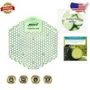 Wave 3D Cucumber Melon Urinal Screens - 10 Durable Units for Fresh Restrooms