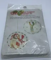 BETSEY CLARK Columbia Minerva Crewel Christmas Ornament Kit Hallmark #7114