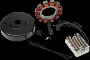 DS 32A Chrome Charging System Kit Stator Regulator HD Dyna Super Glide Custom 92