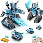 Opmind 5 in 1 STEM RC Robot Building Kit 398PCS APP & Remote Control Blocks D...