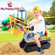 Keezi Kids Sandpit Toys Ride On Car Digger Bulldozer Excavator Pretend Play