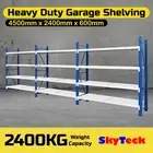 4.5M*2.4M METAL SHELVING STORAGE PALLET RACK WAREHOUSE GARAGE SHOP 4524BG-B