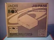 Galaxy Audio JIB PA50 Jacks in the Box Compact Stereo 25W RMS Power Amplifier