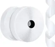 Jackwood 36 Feet Self Adhesive Hook and Loop Tape Roll Sticky Back Strip Adhe...