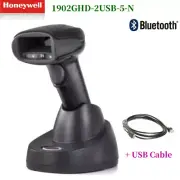 Honeywell Xenon 1902GHD-2USB-5-N Bluetooth 2D Barcode Scanner W/Base USB Cable