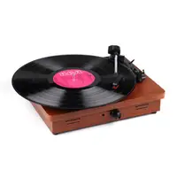 在飛比找樂天市場購物網優惠-【慕子里】黑膠唱片機入門級電唱機小型復古留聲機藍牙LP老式唱