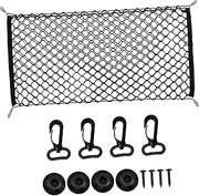 PENIKOKO Cargo Net for Car Trunk Heavy Duty Elastic Mesh Storage Net Versatile Trunk Organizer for SUV Truck Easy Installation Securely Holds Groceries Luggage Tools