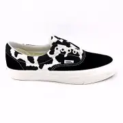 Vans Vault OG Era LX Cow Black Marshmallow White Mens Sneakers