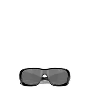 De La Salle oversized shield sunglasses One size Black