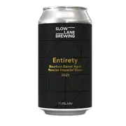 Slow Lane Barrel Aged Entirety Imperial Stout 375ml Can