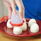Egglettes Egg Cooker Hard Boiled Eggs without the Shell 4 Egg Cups Just like TV!