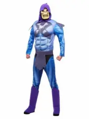 Skeletor Masters Of The Universe Muscle Fancy Dress Costume He-Man 80's Cartoon