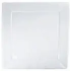 SET OF 2 White 7.25" Square Porcelain Salad/Appetizer Plates by BIA Cordon Bleu