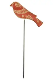 Painted Iron Canary Flower Spike--DWBH-AC223