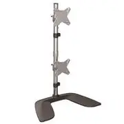 StarTech Vertical Dual-Monitor Stand - Aluminum ARMDUOVS