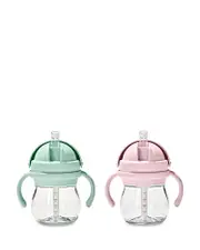 Oxo Tot Transitions Straw Cups with Removable Handles 6 oz., 2 Pack