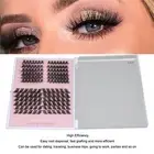 Lash Tweezers Eyelash Extension Kit 156 Clusters Individual DIY Lash Extensi HG5