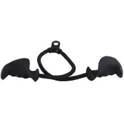Ergonomic Triceps Rope Pull Down with -Slippery Natural Rubber Grip for6640