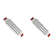 2x SYR Microfibre Flat Floor/Surface Cleaning Mop Head Home/Office Cleaner Red