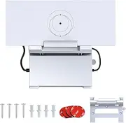 Wall Mounting Kit for Starlink Gen 3 Router - AYAMAYA 2 in 1 Starlink Gen 3 Router Mount & V3 Power Supply Brackets Holder, Star Link Internet Kit Satellite Space Saving Wall Holder Mounting (White)