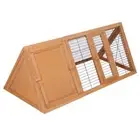 Rabbit Hutch 119cm x 51cm x 44cm Chicken Coop Large Run Wooden Cage Outdoor