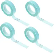 Baluue Natural Front Hair Patch Hair Extension Adhesive Strips for Tape Hair 4 Rolls for Daily Use