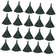 HOODANCOS DIY Tassel Eardrop Supplies 20 Pcs Long Hanging Tassel Pendants for Earrings Keychain Bracelet Accessory