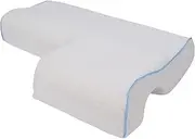 Cuddle Pillow,Couples Sleeping Pillow,Arched Memory Cuddle Pillow,Breathable Memory Foam Pillow AntiHand Pressure Sponge Pillow (Water Cube Left Hand)
