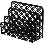 Otto Diamond Metal 3 Tier Letter File Black