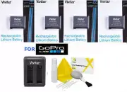 4x AHDBT-401 Battery for Gopro Hero4 BLACK + CHARGER + GIFT GOPRO HERO4 SILVER