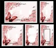 BUTTERFLY LIVE LAUGH LOVE ROSE PINK FLORAL LIGHT SWITCH COVER PLATE HOME DECOR