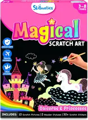 Skillmatics - Magical Scratch Art Unicorns & Princesses