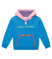 [Marc Jacobs Kids] Marc Jacobs Kids Cotton jersey hoodie Y 10 blue