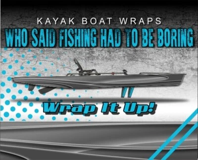 Subtle Flow 14ft KAYAK VINYL WRAP KIT GRAPHIC DECAL/STICKER